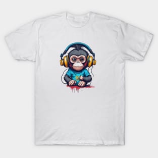 cute monkey colourfull T-Shirt